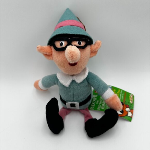 Stuffins Rudolph The Red Nose Reindeer 10" Tall Elf Plush with Tags - Picture 1 of 11